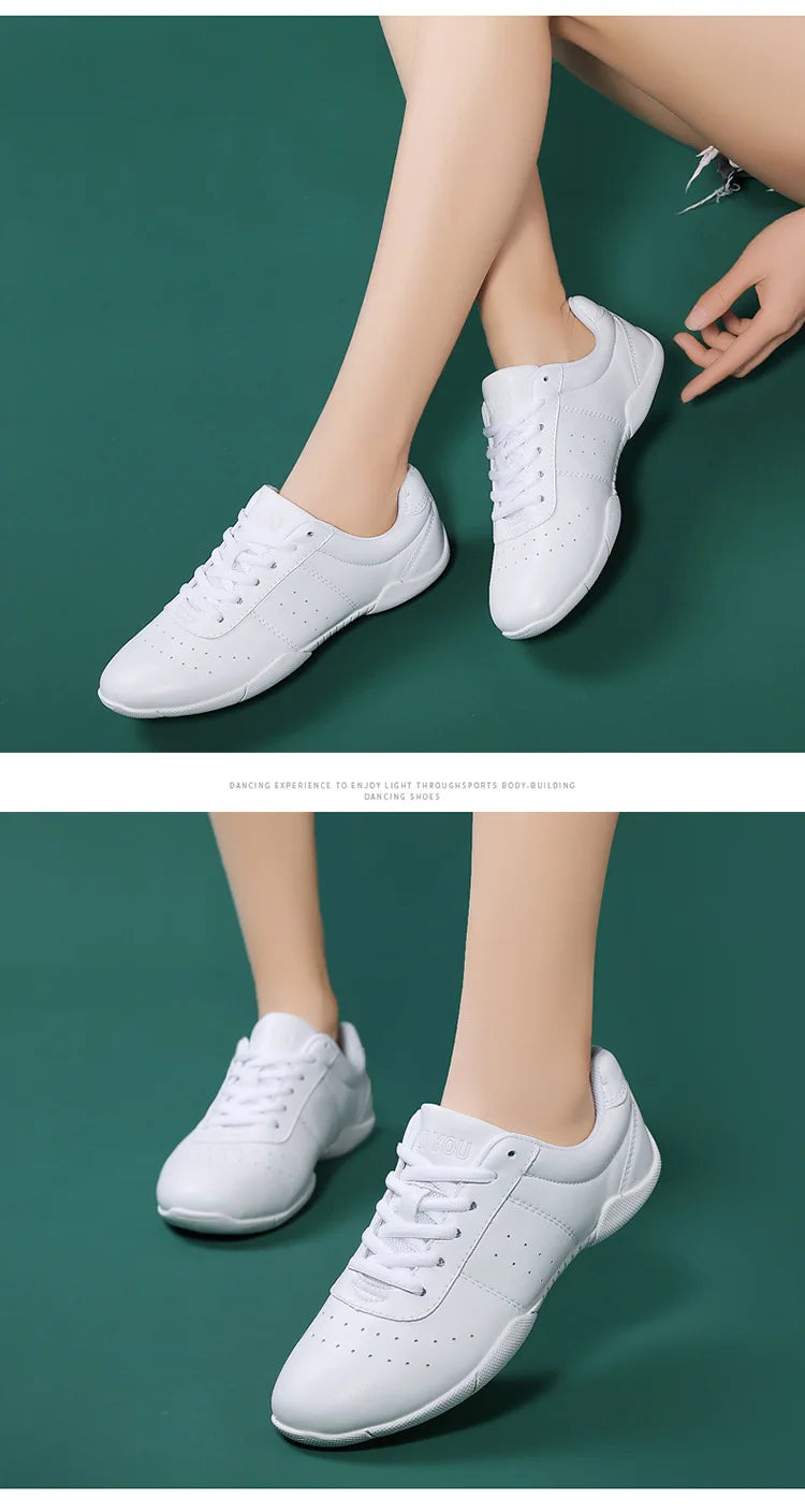 Kids' Sneakers Children's Competitive Aerobics Shoes Soft Bottom Fitness Sports Shoes Jazz Modern Square Girls Boys Dance Shoes