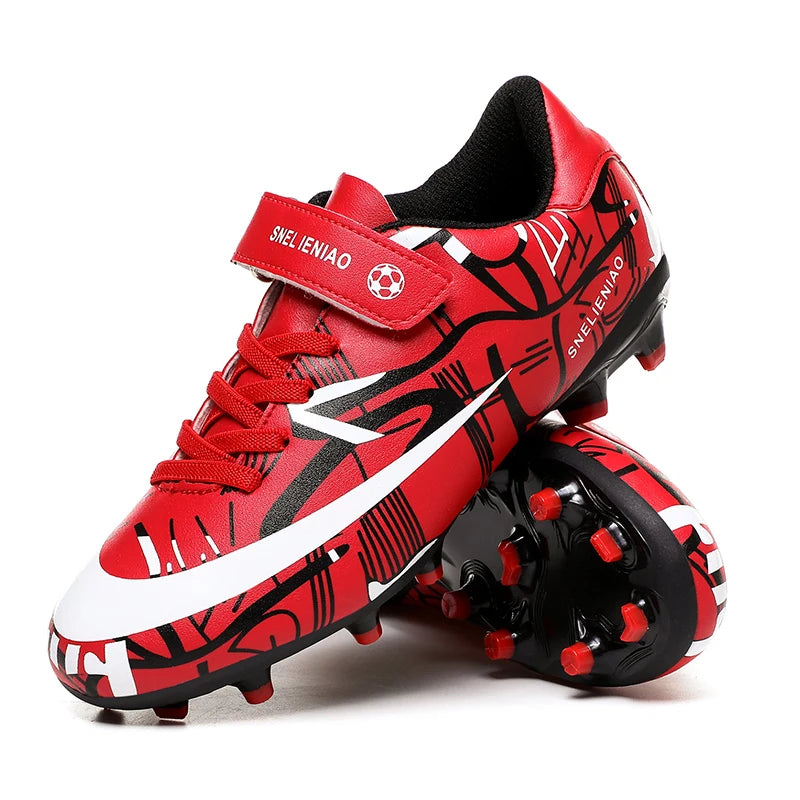 Soccer Shoes Kids Football Shoes TF/FG Cleats Grass Training Sport Footwear Trend Sneaker For Boys Chaussures De Football