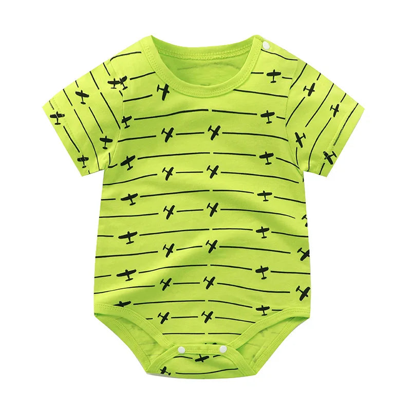 Summer Romper Baby Girls Clothes Cotton Short Sleeved Jumpsuit Newborn Baby Boy Clothes Bodysuit For Newborns