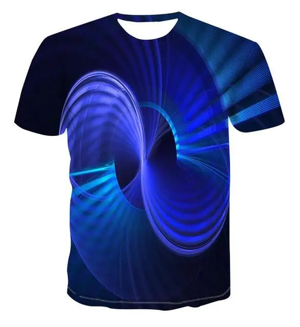 2022 New Summer Men's 3d T-shirt Casual Short-sleeved O-neck Fashion Funny Printing T-shirt Men and Women T-shirt High-quality