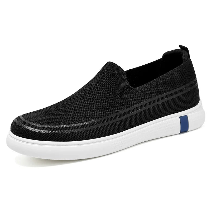 Men Shoes Summer Fashion Casual Mesh Breathable Slip on Platform Shoes Plus Size 39-44 Sneakers Non-slip Flats Loafers
