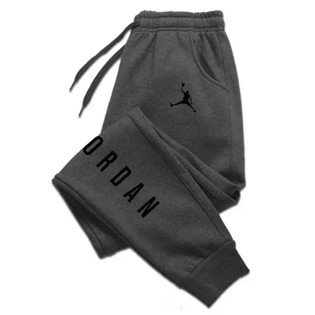 New all-season casual men's sweatpants, men's sporty and fashionable long pants, high-quality printed casual sporty sweatpants