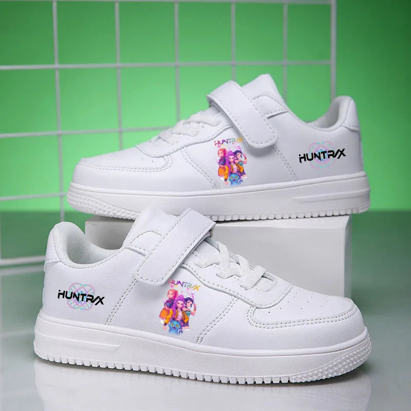 KPop Demon Hunters Children's Sneakers For Girls Running Tennis Student Casual Shoes Comfortable Kids Shoes Gift Size 28-40