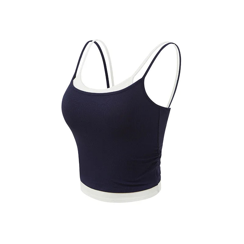 Yoga Tank Tops Built In Bra Women Backless Gym Top Yoga Clothing Sleeveless Shirts Workout Outfits Yoga Tank Tops Sports Vest