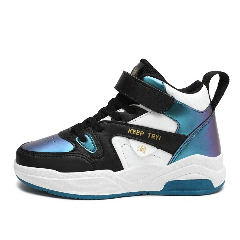 2025 Autumn Children Sneaker Boys Shoes Girls High Top Skateboard Shoes Kids Walking Sports Tennis Shoes for Boy kids shoes