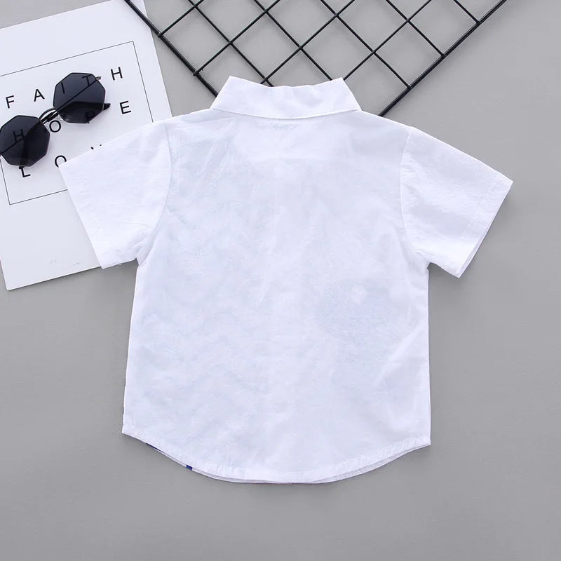 New Fashion Summer Baby Clothes For Boys Children Cartoon Shirt Shorts 2pcs/sets Toddler Casual Sport Clothing Kids Tracksuits