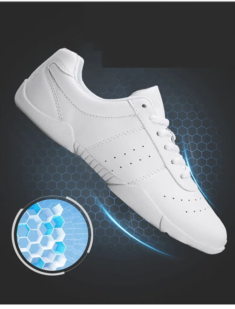 Kids' Sneakers Children's Competitive Aerobics Shoes Soft Bottom Fitness Sports Shoes Jazz Modern Square Girls Boys Dance Shoes