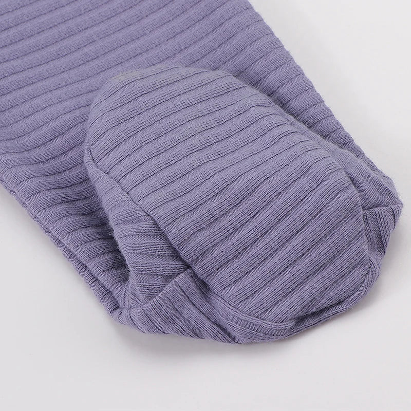 Baby romper elegant outfit winter ribbed pajamas baby overalls contrast pocket boy girls clothes footies baby autumn clothes