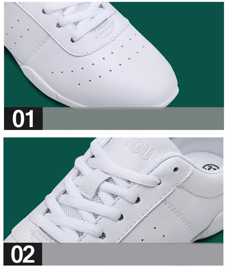 Kids' Sneakers Children's Competitive Aerobics Shoes Soft Bottom Fitness Sports Shoes Jazz Modern Square Girls Boys Dance Shoes