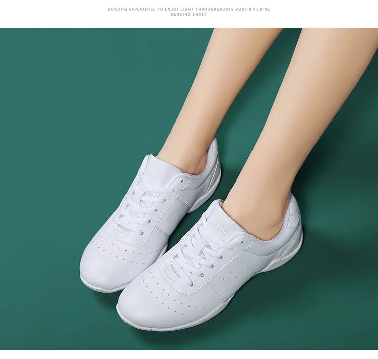 Kids' Sneakers Children's Competitive Aerobics Shoes Soft Bottom Fitness Sports Shoes Jazz Modern Square Girls Boys Dance Shoes
