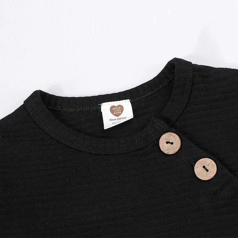 Baby romper elegant outfit winter ribbed pajamas baby overalls contrast pocket boy girls clothes footies baby autumn clothes