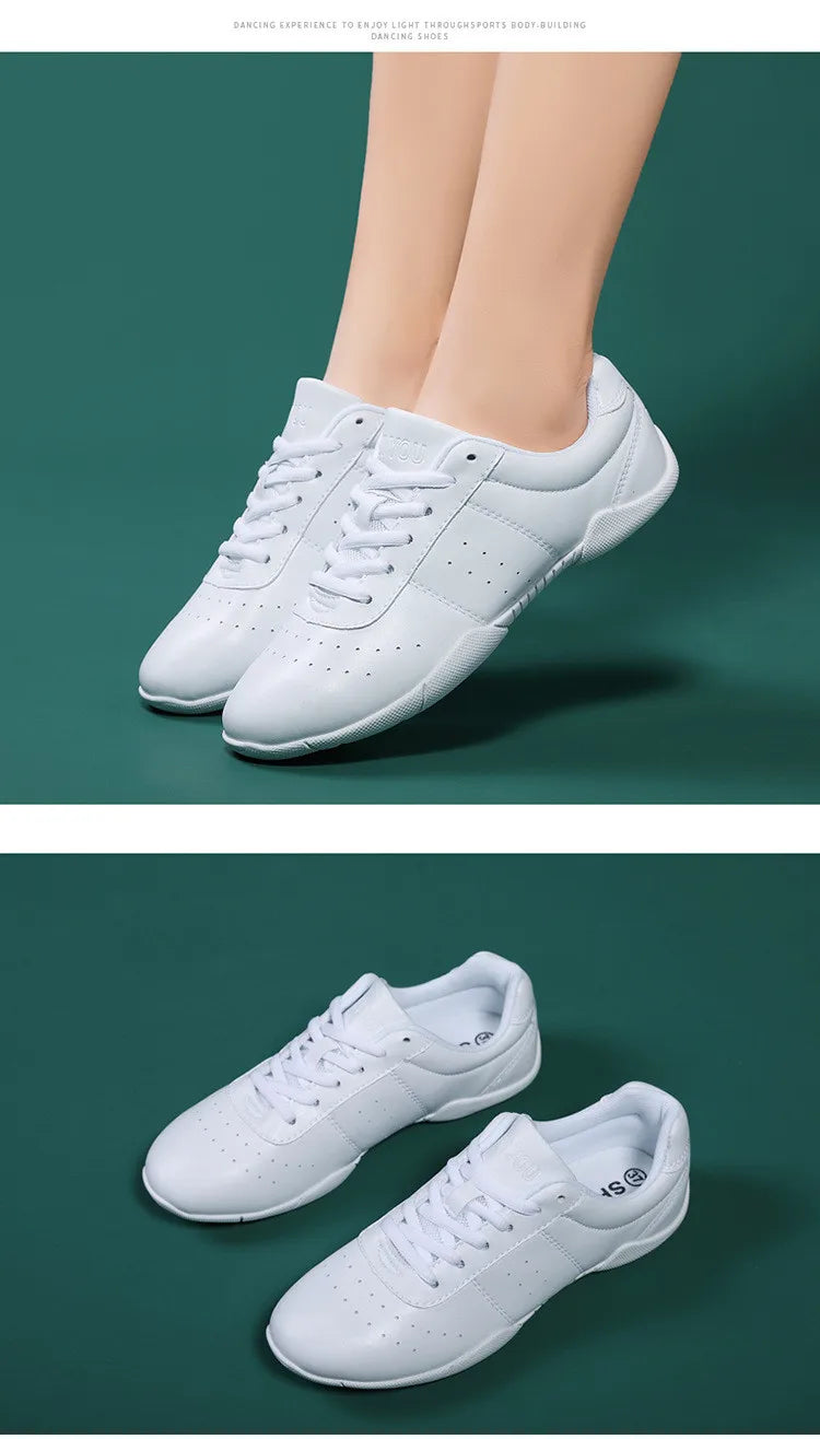 Kids' Sneakers Children's Competitive Aerobics Shoes Soft Bottom Fitness Sports Shoes Jazz Modern Square Girls Boys Dance Shoes