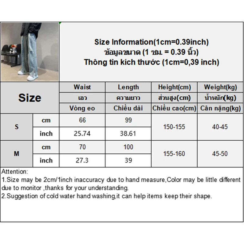 Men's Letter Embroidered Hip Hop Loose Jeans Casual New Broken Holes Streetwear Straight Denim Trousers Male Y2K Baggy Jeans