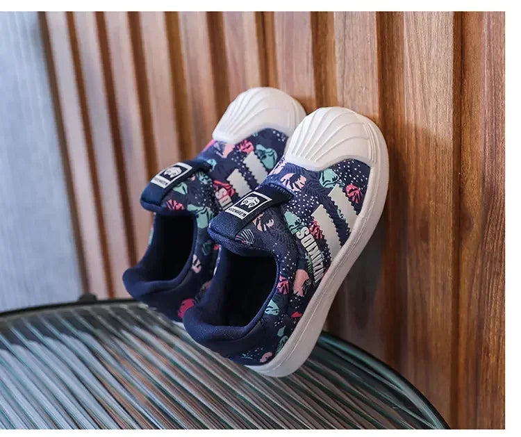 Kids Toddler Board Shoes 2025 Summer Soft Sole Fashion Spring Children's Sneakers Casual Baby Boys Girls Small White Shoes