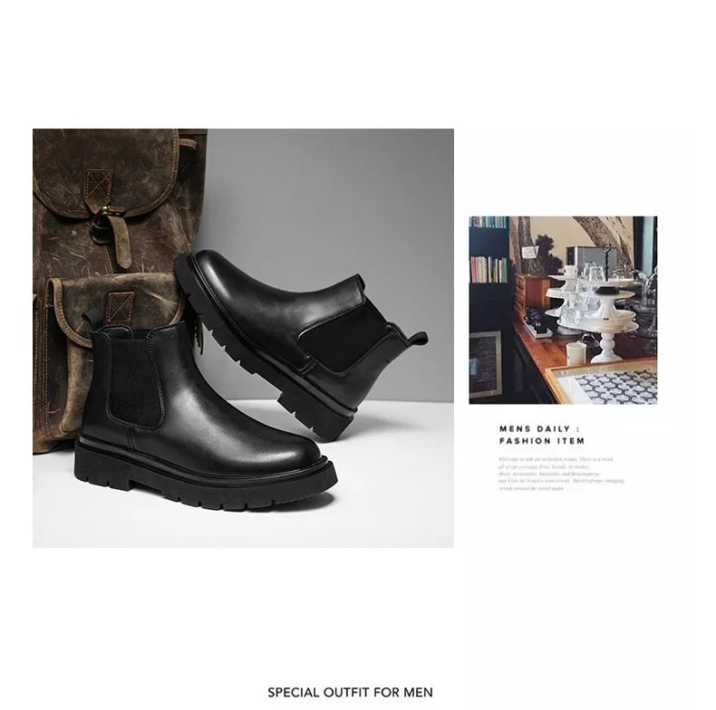 Boots Men Shoes Casual Shoes Classics Ankle Boots High Slip on  Office  Ventilate  Versatile Motorcycle