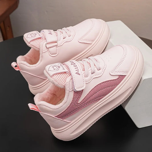 Popular Comfortable Kids Sneaker New Children Breathable Sports Shoes Non-slip Retro Ventilate Girl Footwear2025