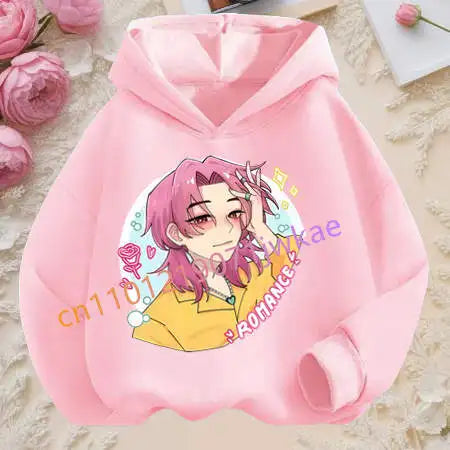 Autumn Tracksuit Hood Sportswear Long Sleeve Pullover Kids Clothing Hot K-pop Demon Hunters Hoodies Girl Thin Hooded Sweatshirt