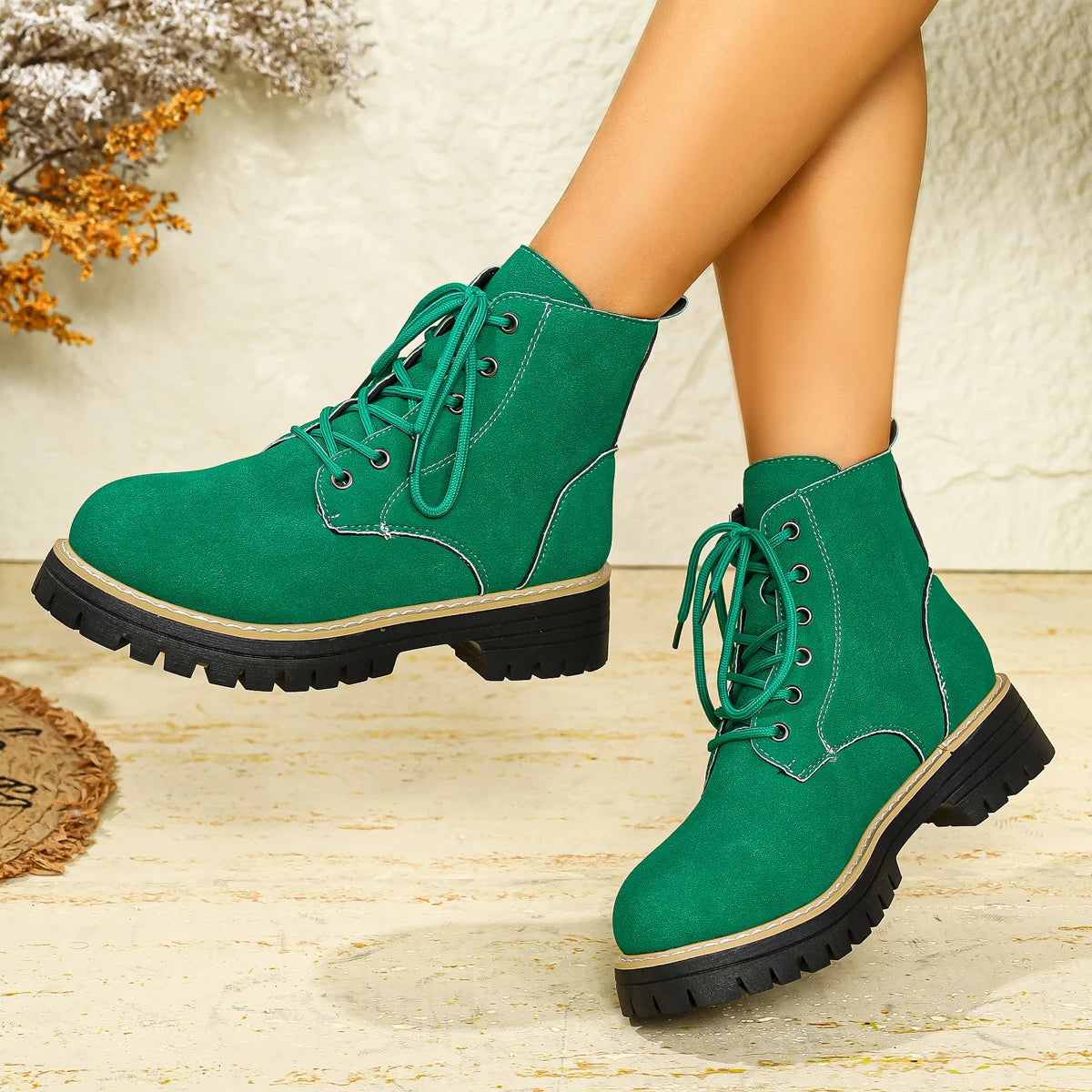 Fashionable And Versatile Short Boots With Thick Heels And Round Toes Fashionable And Versatile Winter Winter Boots For Women