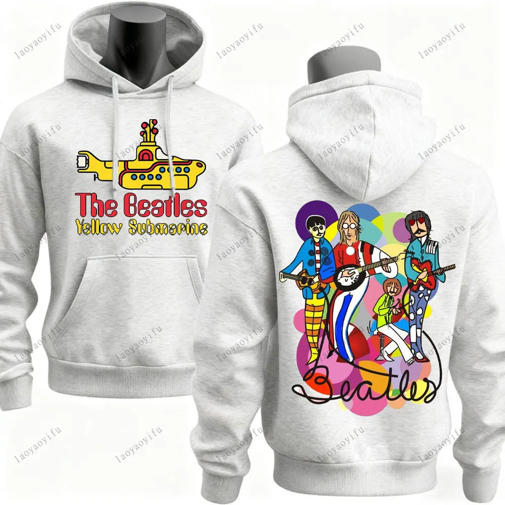 The Beatles Hoodie Men Hoodie Street Fashion Drop Shoulder Hoody Streetwear Long Sleeve Sportswear Streetwear Aesthetic Clothes