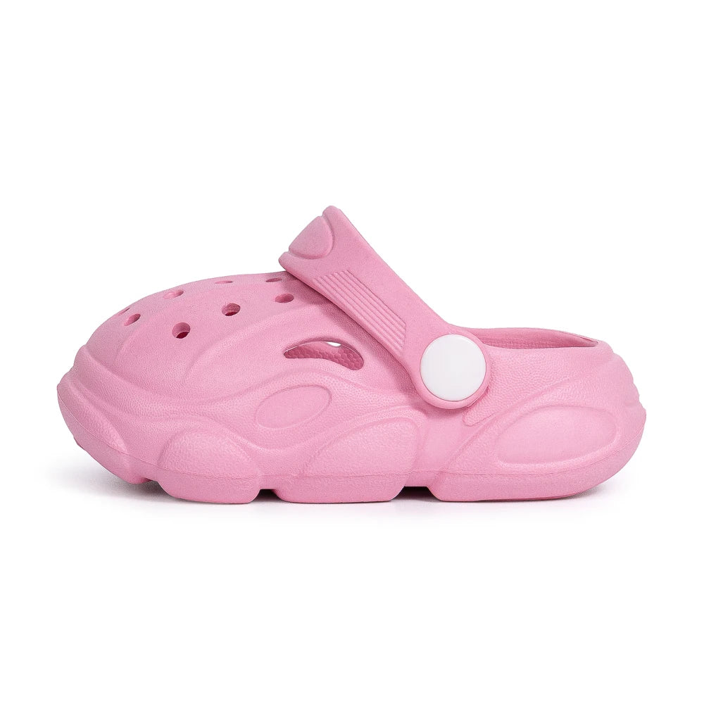 Children's Sandals Hole Shoes Classic Colors with Soft Anti- Skid Kids Slippers Can Diy for Baby Boys and Girls Beach Shoes