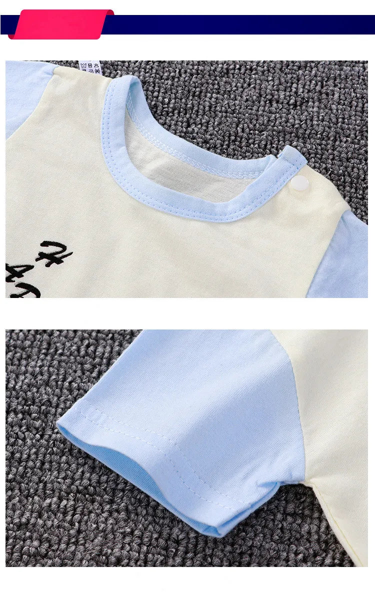 Summer Romper Baby Girls Clothes Cotton Short Sleeved Jumpsuit Newborn Baby Boy Clothes Bodysuit For Newborns