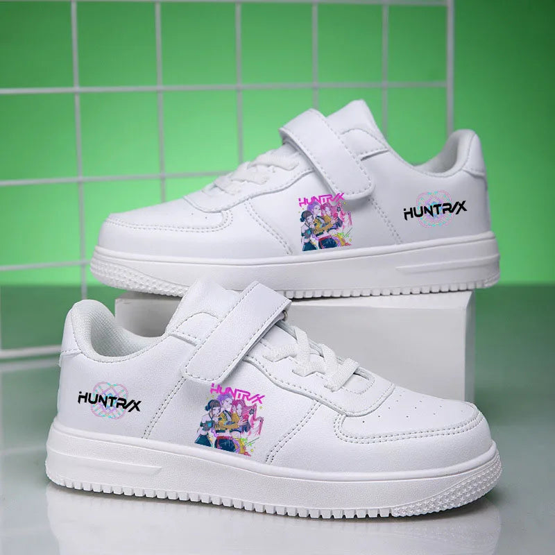 KPop Demon Hunters Children's Sneakers For Girls Running Tennis Student Casual Shoes Comfortable Kids Shoes Gift Size 28-40