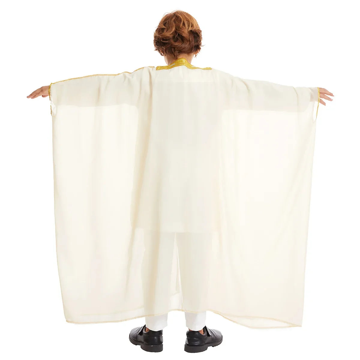 Eid Kids Boys Robe Muslim Dress Children Open Abaya Prayer Kaftan Ramadan Morocco Jubba Modest Islamic Dubai Saudi Abaya Thobe