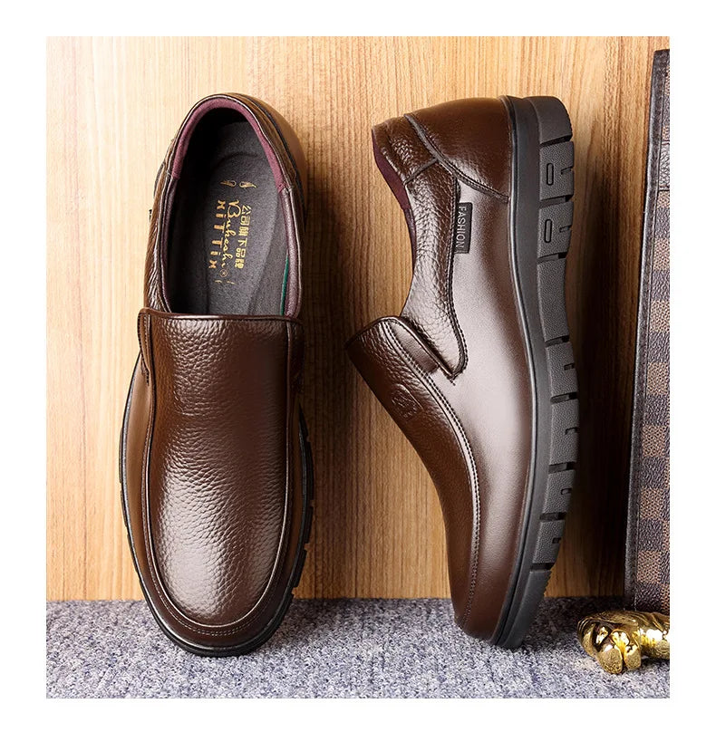 Handmade Men Shoes Genuine Leather Casual Shoes Sneaker for Men Platform Walking Shoes Outdoor Footwear Loafers Zapatos De Mujer