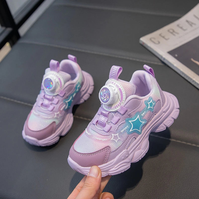 Kids Shoes For  Girls Fashion Children Casual Shoes Non-slip Sneakers