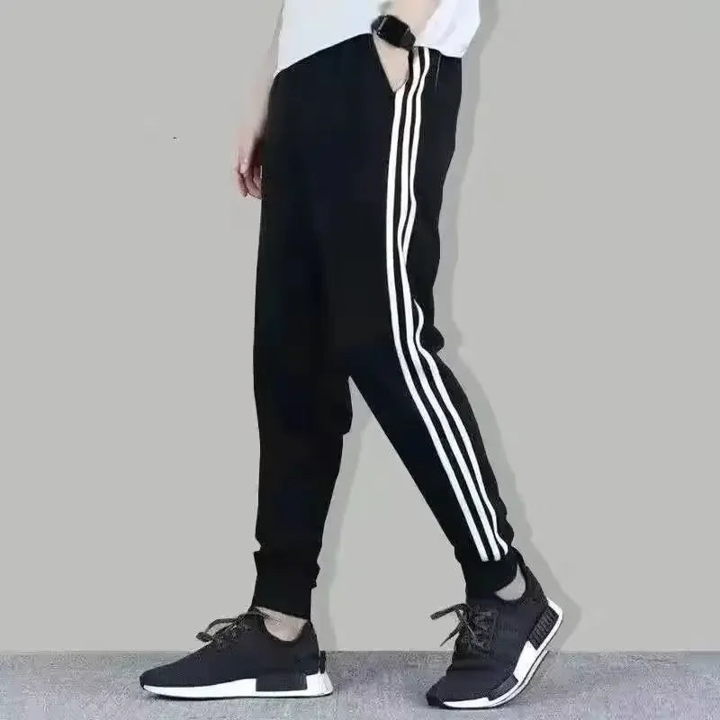 Spring Autumn Hoodie Pants Sport Set Men Youth Trendy Long Sleeve Two Piece Thin Leggings Small Footwear Comfortable Clothing