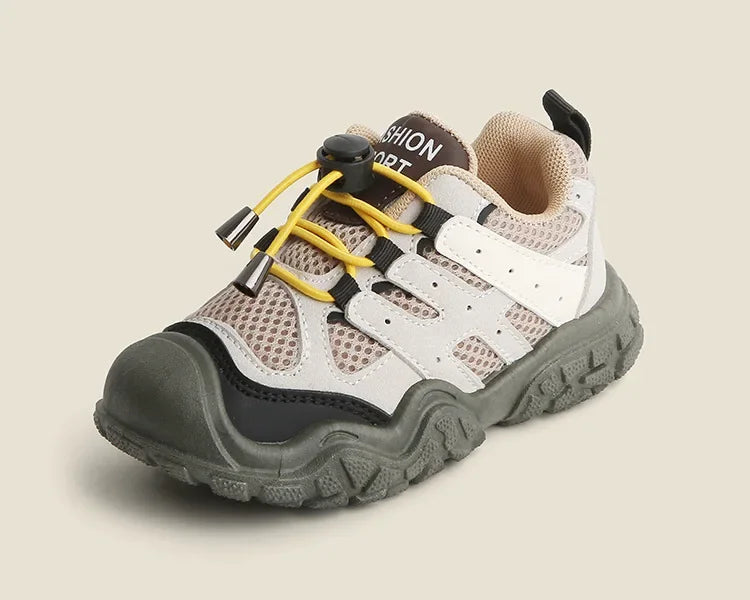 Kids Casual Footwear Boy Girl Outdoor Lightweight Running Sports Shoes Crash Resistant Toe Baby Infant Toddler Children Sneakers