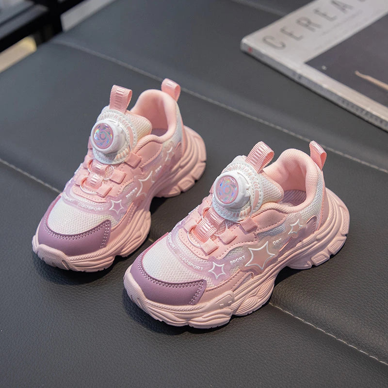 Kids Shoes For  Girls Fashion Children Casual Shoes Non-slip Sneakers