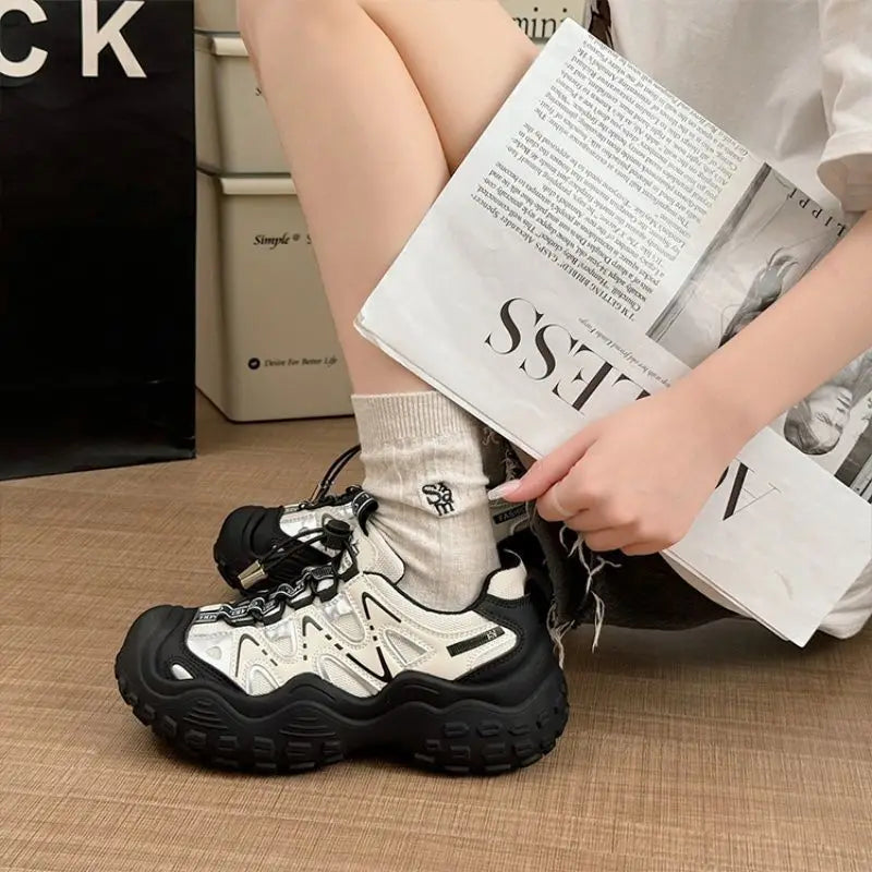 Woman Footwear Sneakers Athletic Sports Fashion 2025 H Deals Comfortable and Elegant New High Quality Dad Shoes for Women Light