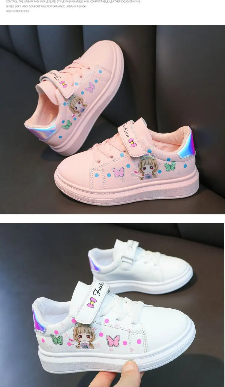 zapatillas Kid Shoe Kid Casual Shoe Spring 2023 New Kid sneakers Shoes Leather Upper Girl Shoe Kid Small White Shoes Board Shoes