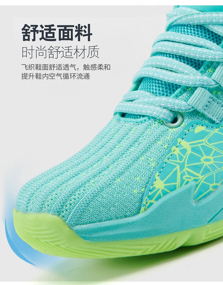 2025 Kids Sneakers Boys Basketball Shoes Children's Casual Shoes Outdoor Training Running Sneakers Child Non-slip Comfortable 8