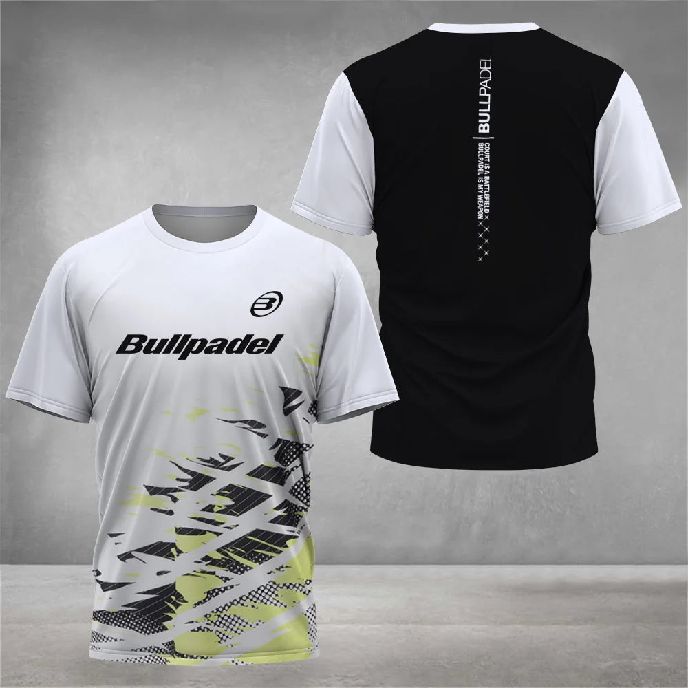 Cool Padel Breathable Short Sleeve Summer Quick Dry Short Sleeve Street Men's Top Outdoor Tennis T Shirt New Fitness Collection