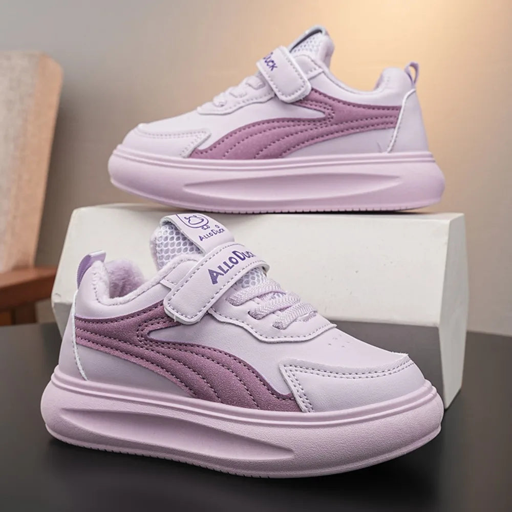 Popular Comfortable Kids Sneaker New Children Breathable Sports Shoes Non-slip Retro Ventilate Girl Footwear2025