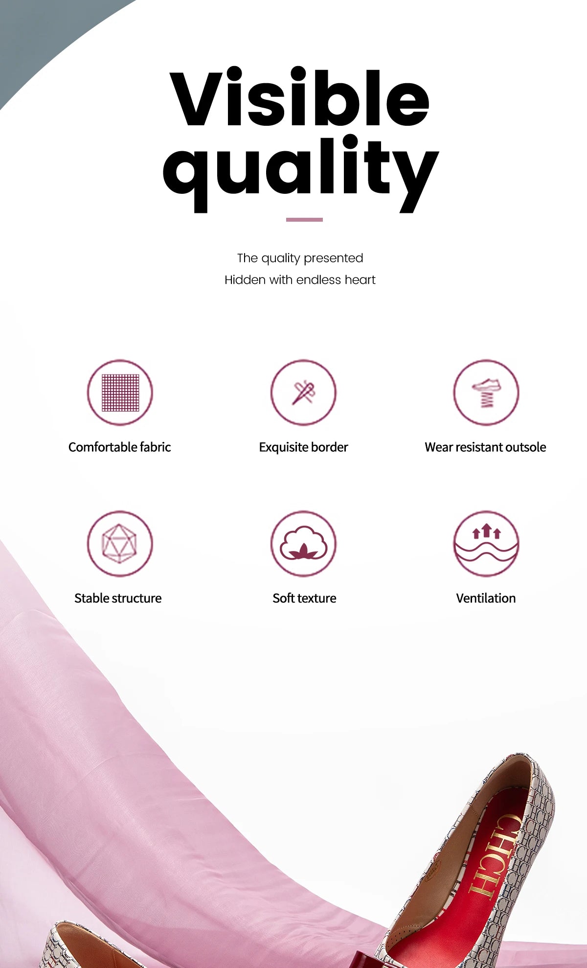 Women's Heeled Shoes Elegant Fashion Female Commuting Low Heeled Shoes British Style Patchwork Design Lady Pointed Shoes