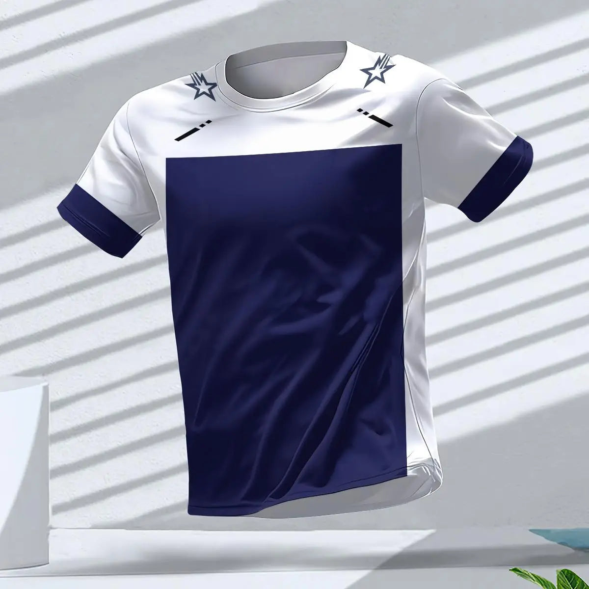 Summer Quick Dry Breathable Men's T Shirt Outdoor Run Fitness Sports Short Sleeve Tees Casual O-neck Oversized T-shirt Daily Top