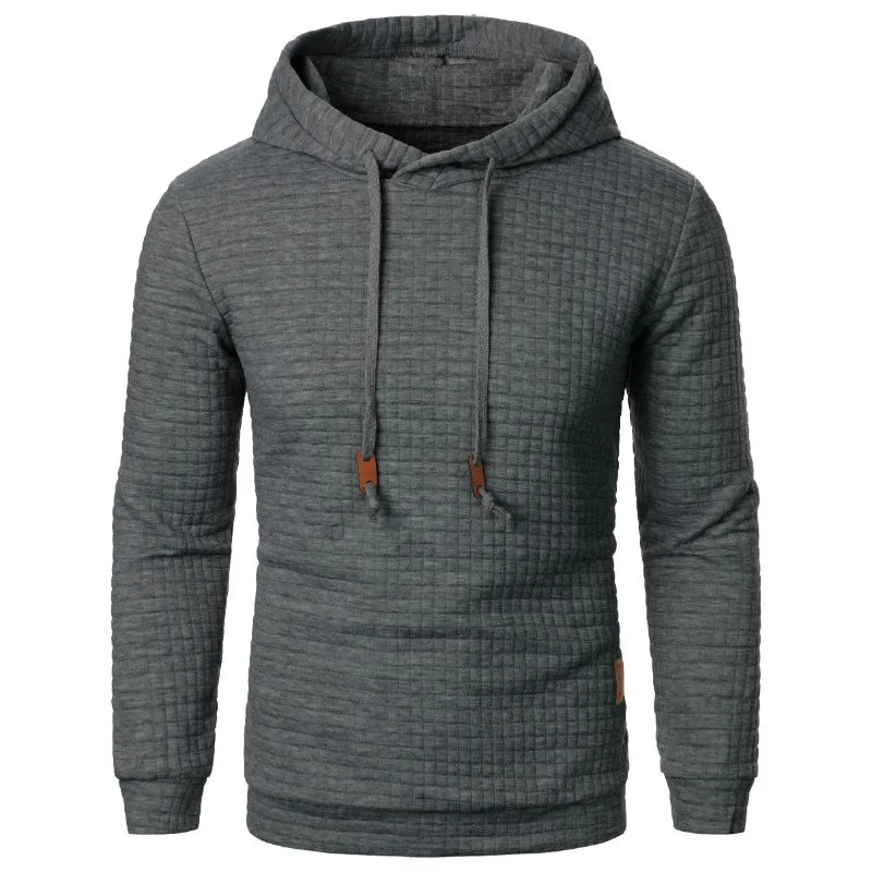 Hooded Outdoor Men's Long Sleeve Hoodie Sweatshirts Autum Breathable Solid Color Coats Sport Streetwear Pullover Tracksuit Men