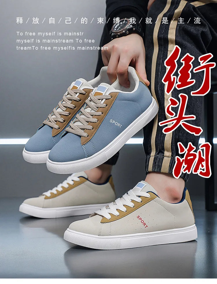 2025 New Shoes for Men Light Comfortable Male Sneakers Fashion Men's Casual Shoes Breathable Men's Flats Zapatos Para Hombre