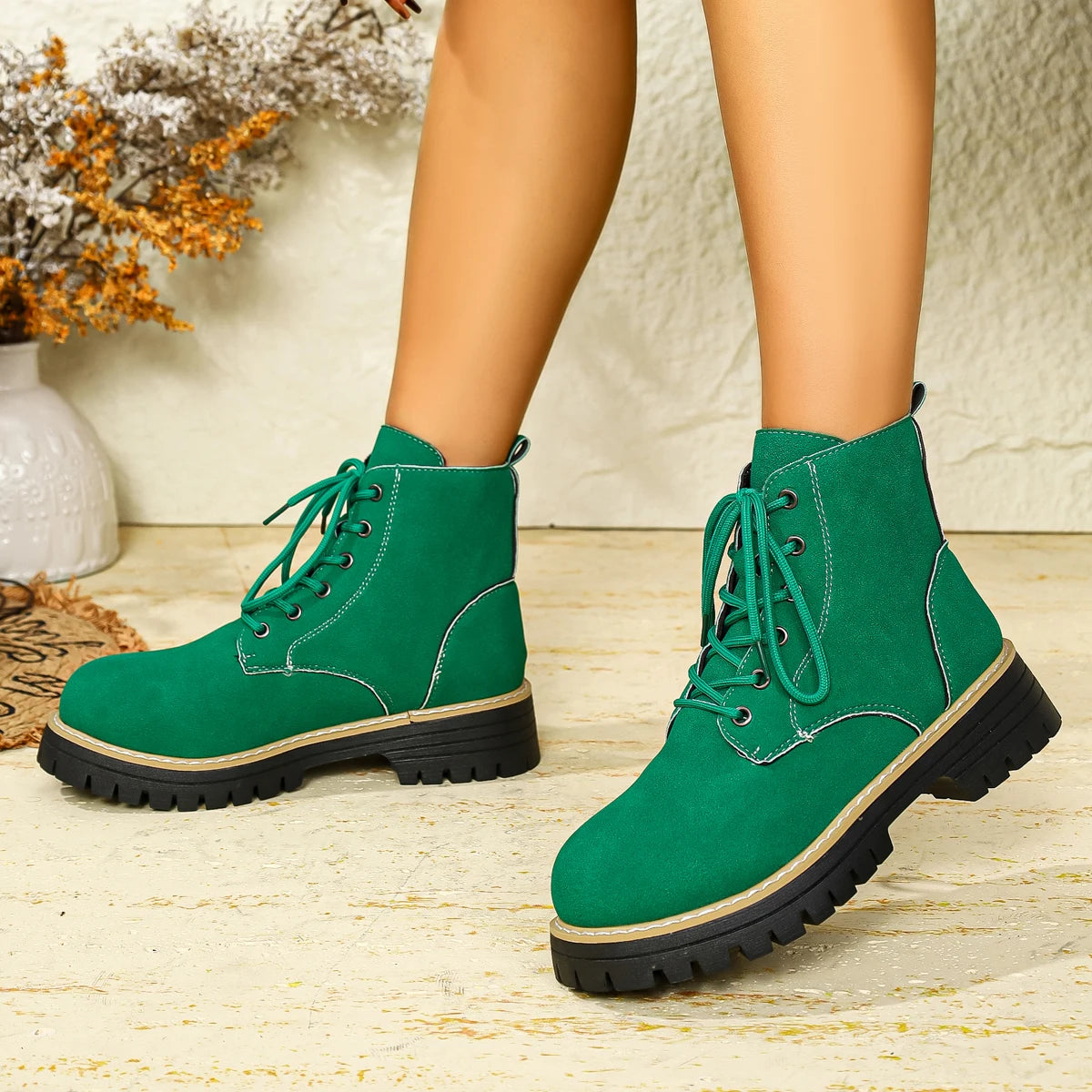 Fashionable And Versatile Short Boots With Thick Heels And Round Toes Fashionable And Versatile Winter Winter Boots For Women
