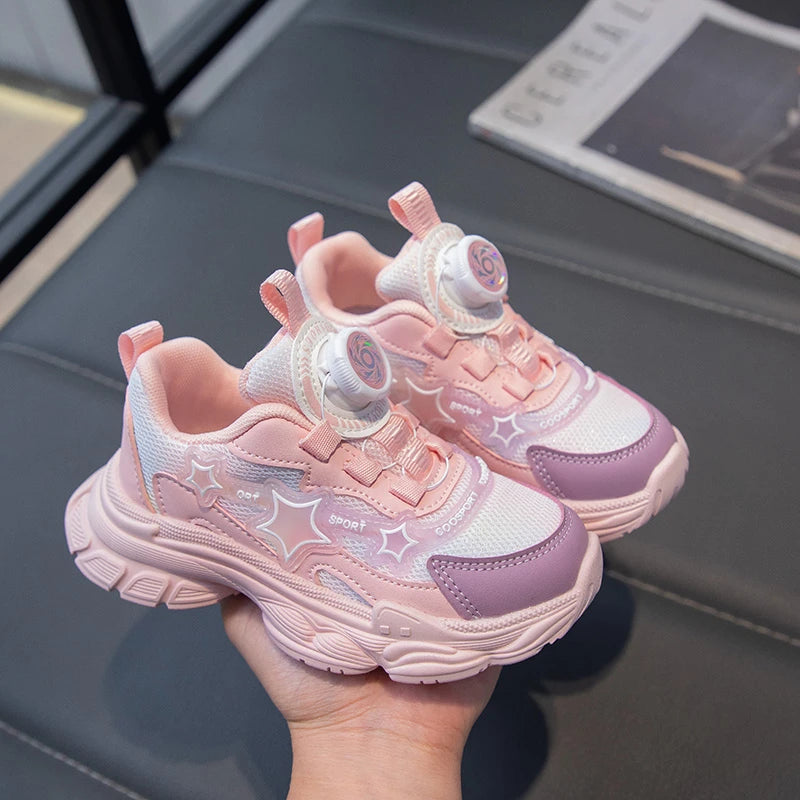 Kids Shoes For  Girls Fashion Children Casual Shoes Non-slip Sneakers