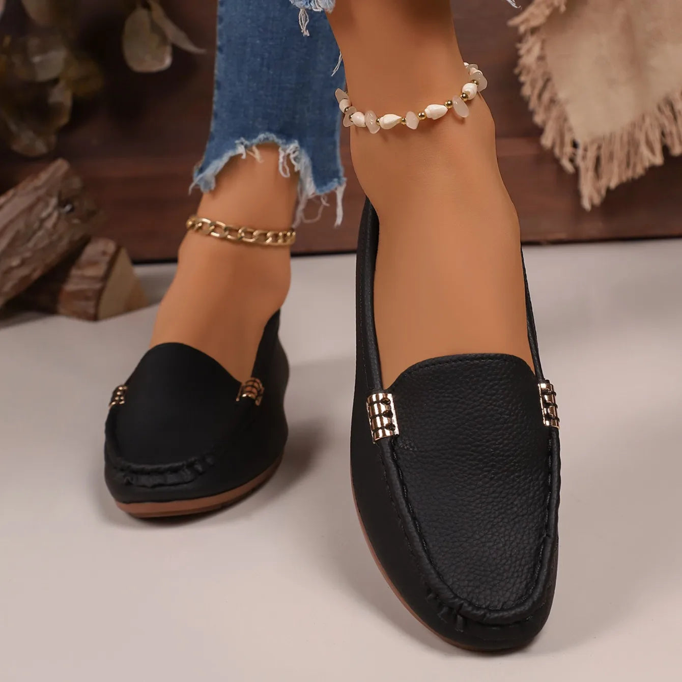 Women Loafers 2025 New Lightweight Shoes for Women Comfortable Casual Sneakers Slip on Ballet Flat Shoes Women Zapatos De Mujer