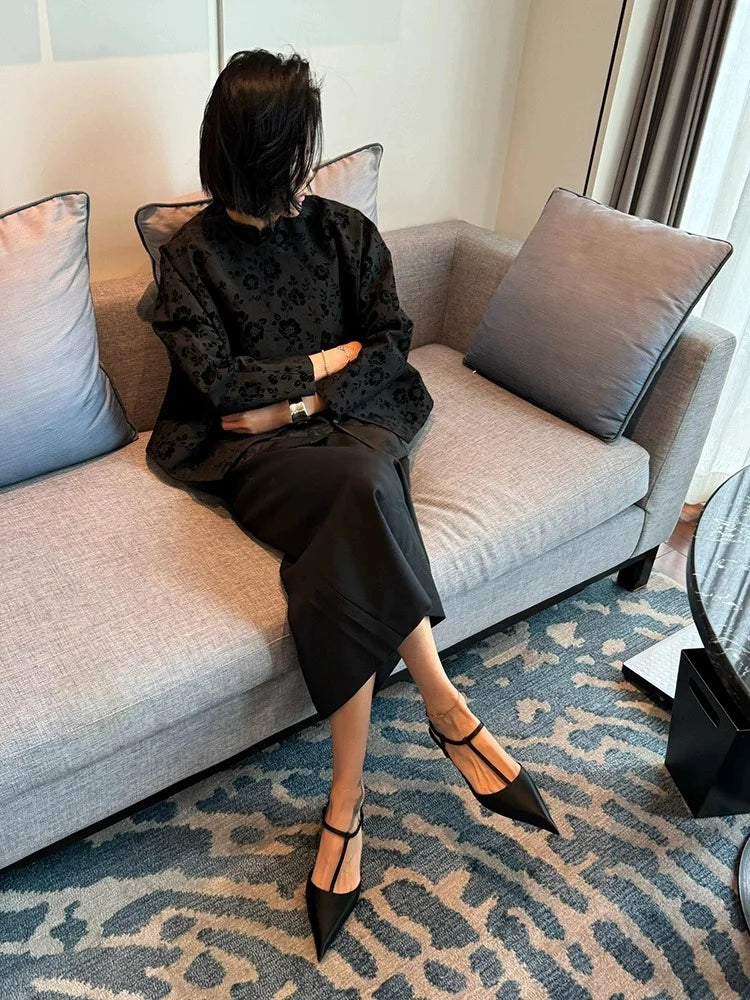 Brand Shoes for Women Sexy Pointed Toe Women's Sandals Comfortable Low Heel Trendy Sandal Simple Versatile Large Size Pumps