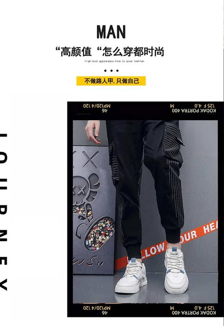 Men's shoes 2024 summer new breathable white shoes men's trendy and versatile thick soled sports board shoes trendy shoes