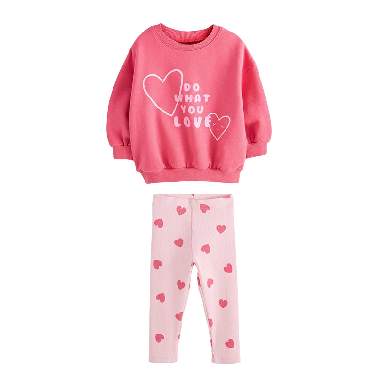 Little maven Children's Clothing Set Toddler Girls 2025 Autumn Spring Cartoon Bowknot Outfits for Kids Clothes Top+Pant Sets