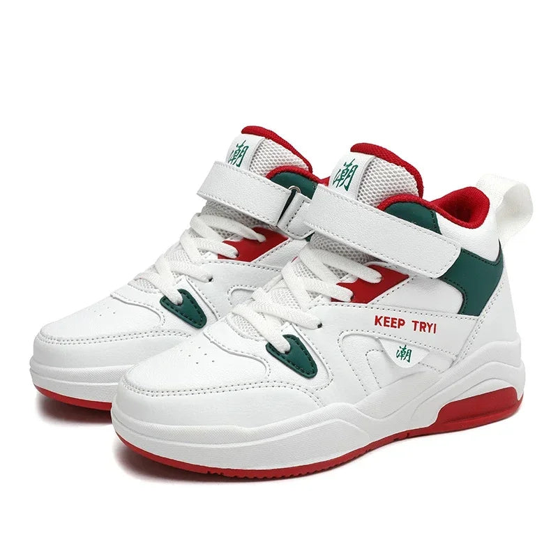 2025 Autumn Children Sneaker Boys Shoes Girls High Top Skateboard Shoes Kids Walking Sports Tennis Shoes for Boy  kids shoes