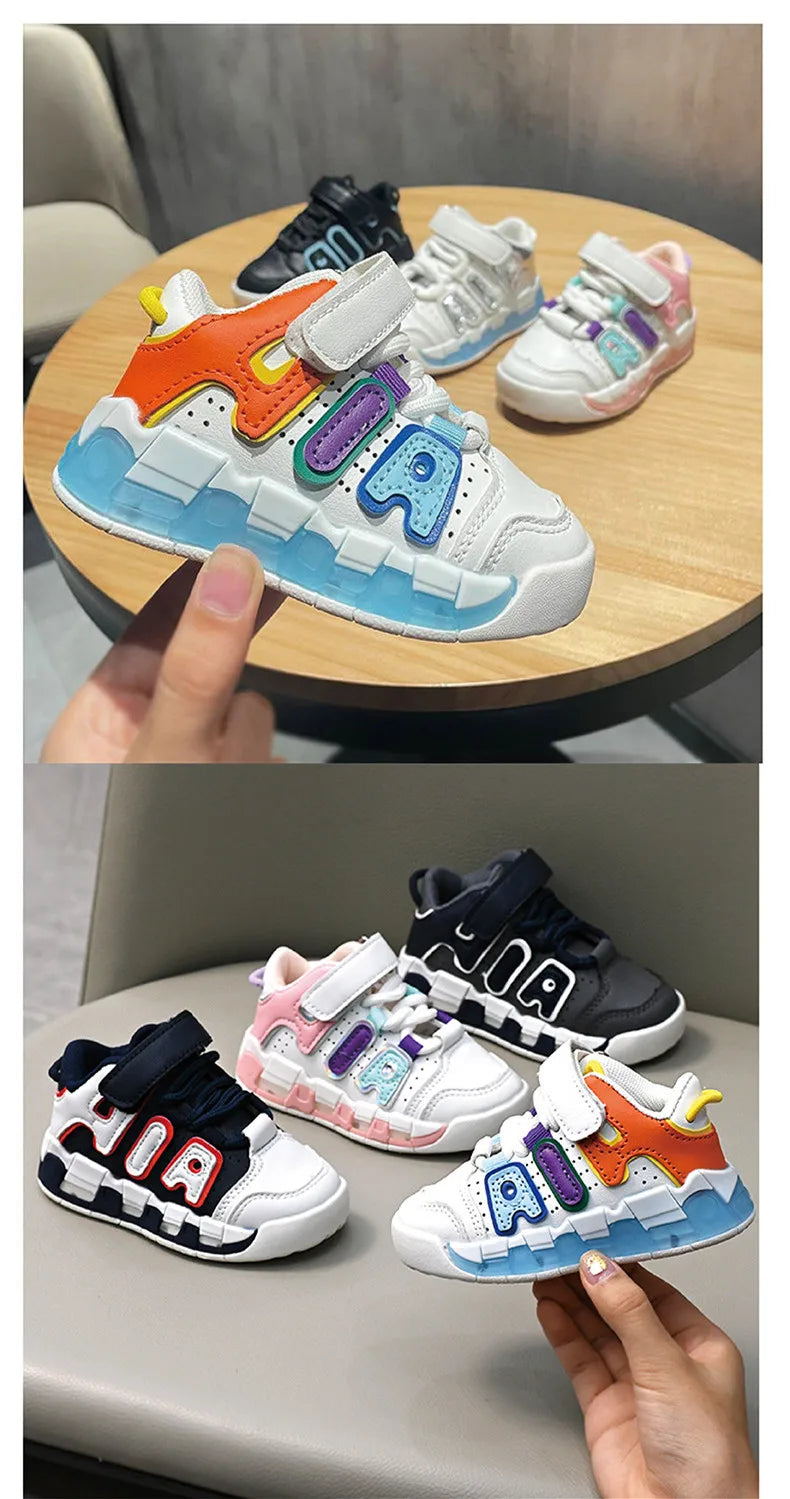 Children Sports Shoes Infant Soft-soled Toddler Shoes Fall Girls Baby Breathable Net Sneakers Fashion Kids Shoes for Boys 2022