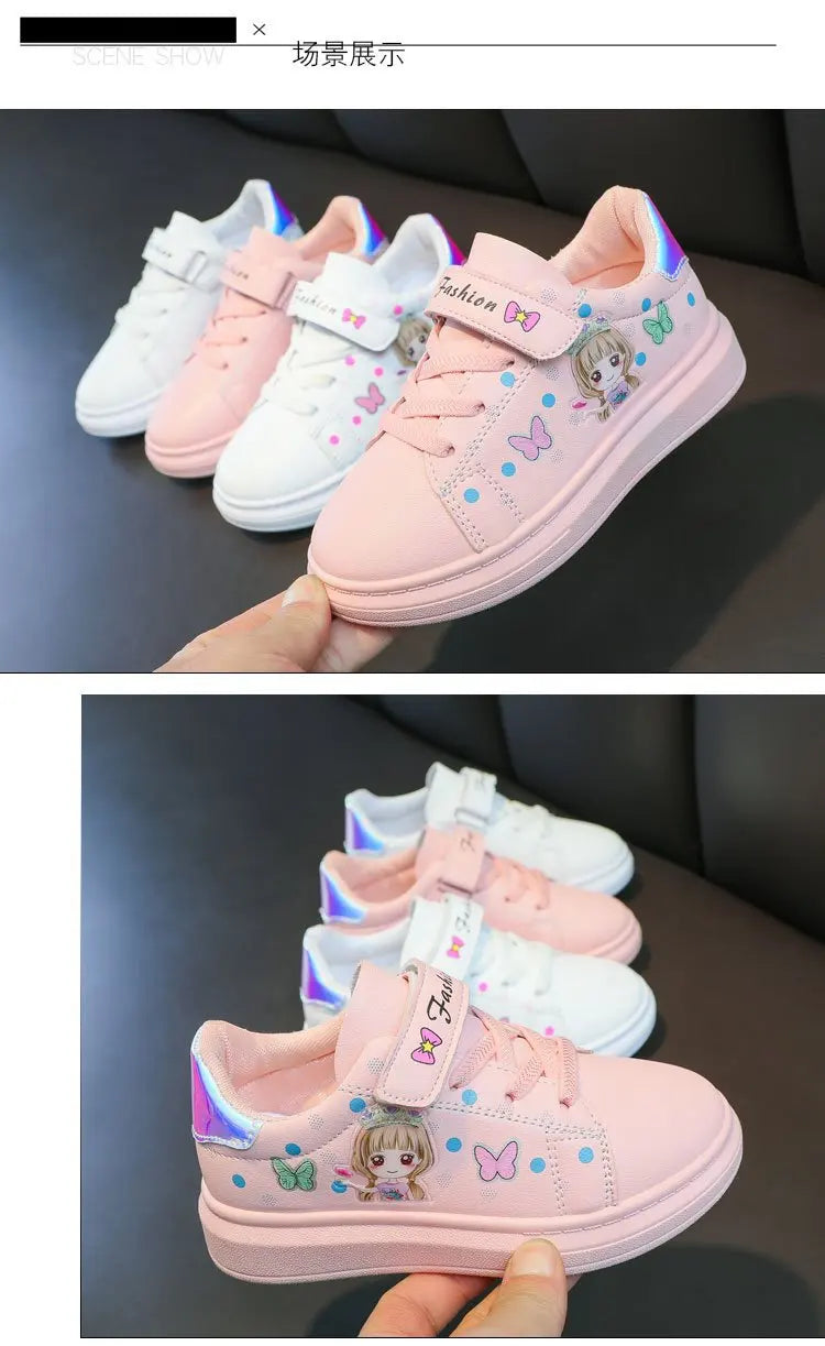 zapatillas Kid Shoe Kid Casual Shoe Spring 2023 New Kid sneakers Shoes Leather Upper Girl Shoe Kid Small White Shoes Board Shoes